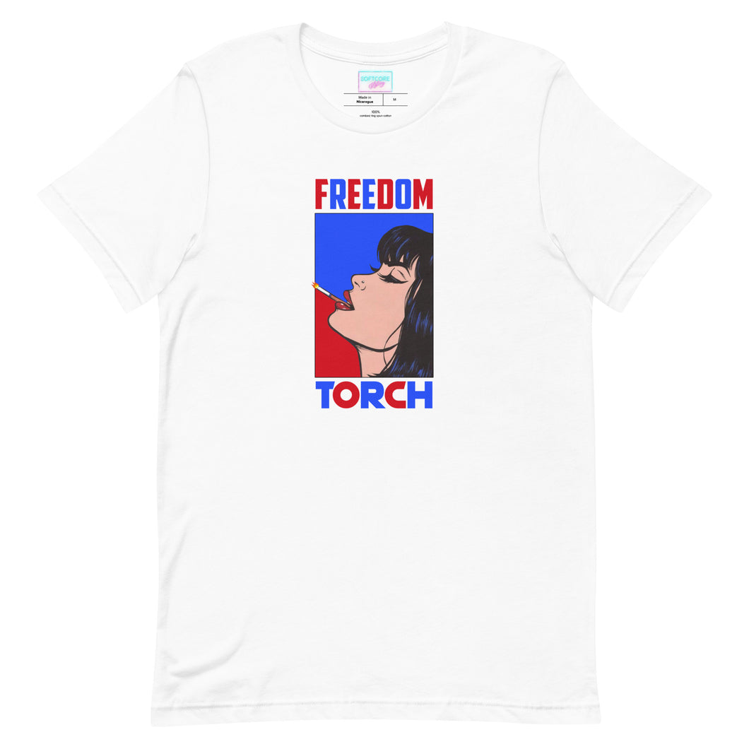 Freedom Torch Tee - White